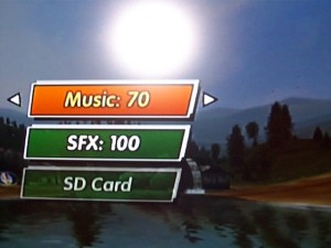 Menu de Audio Excite Truck Menu de Audio Excite Truck