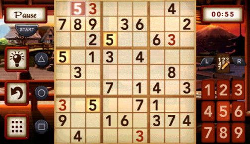 Sudoku es uno de los ejemplos de juegos sencillos que estarían disponibles a bajo precio en el PSP Minis