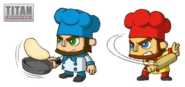 Interesantes personajes. No puedo evitar imaginar a uno diciendo "¡Traga waffles desgraciado!"